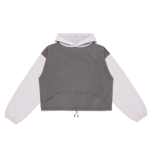 BOXY HOODED SWEATSHIRT