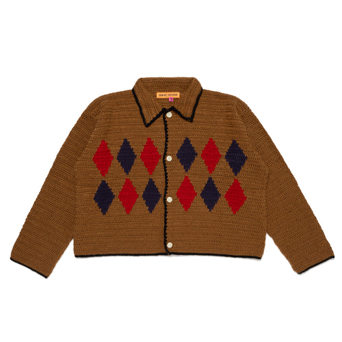 RODEO CROCHET KNIT CARDIGAN
