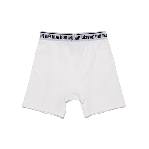 WHITE BOXER BRIEF